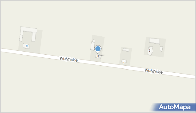 Wołyńskie, Wołyńskie, 8, mapa Wołyńskie