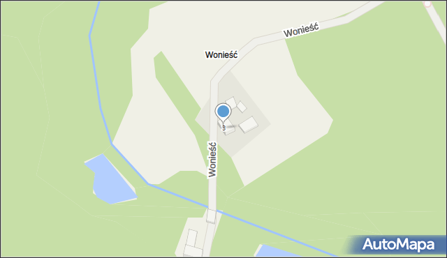 Wonieść, Wonieść, 3, mapa Wonieść