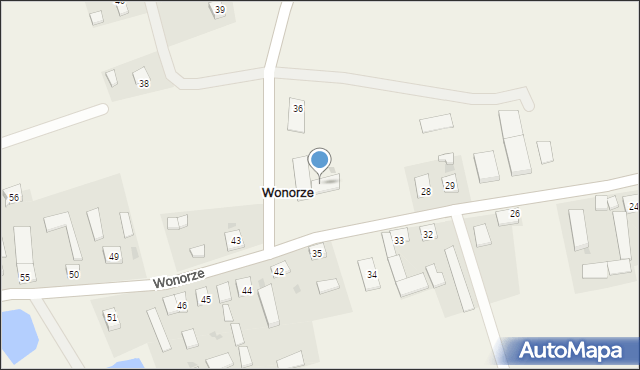 Wonorze, Wonorze, 28, mapa Wonorze