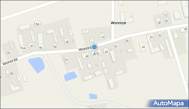 Wonorze, Wonorze, 45, mapa Wonorze