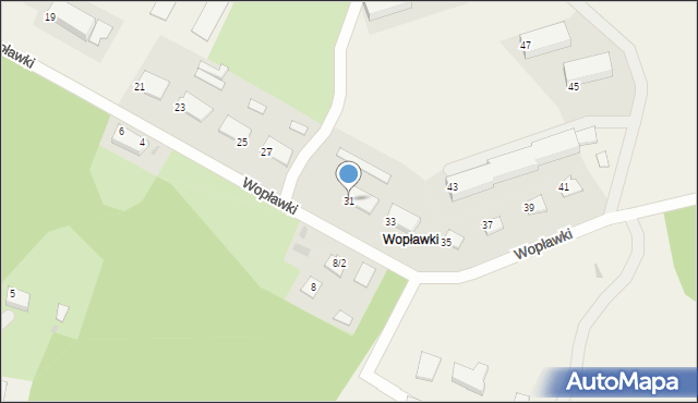 Wopławki, Wopławki, 31, mapa Wopławki