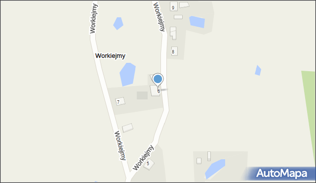 Workiejmy, Workiejmy, 6, mapa Workiejmy