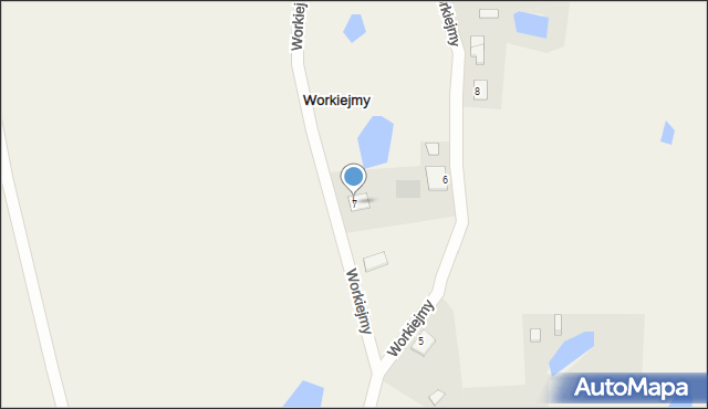 Workiejmy, Workiejmy, 7, mapa Workiejmy