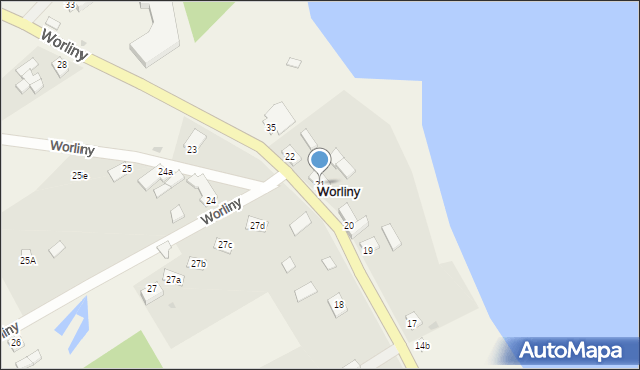 Worliny, Worliny, 21, mapa Worliny