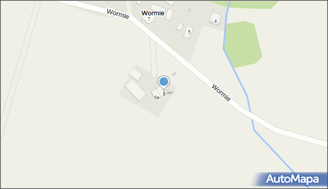 Wormie, Wormie, 6, mapa Wormie