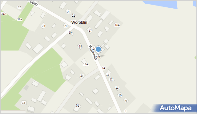 Woroblin, Woroblin, 15, mapa Woroblin