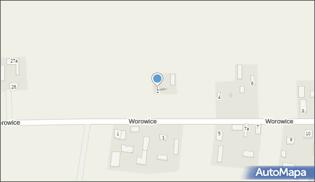 Worowice, Worowice, 2, mapa Worowice