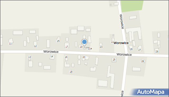 Worowice, Worowice, 21, mapa Worowice