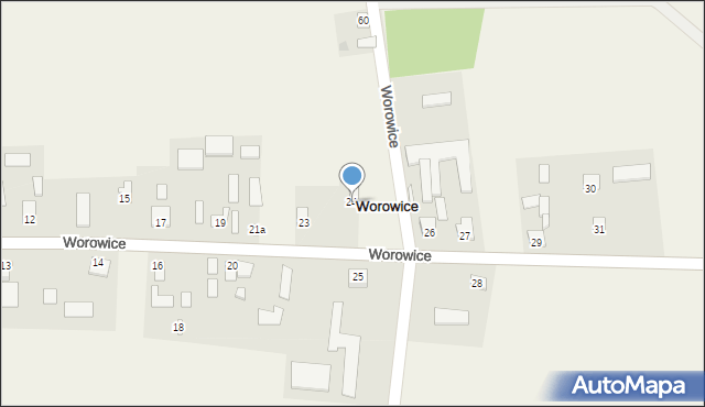 Worowice, Worowice, 24, mapa Worowice