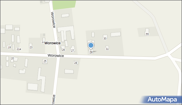 Worowice, Worowice, 29, mapa Worowice