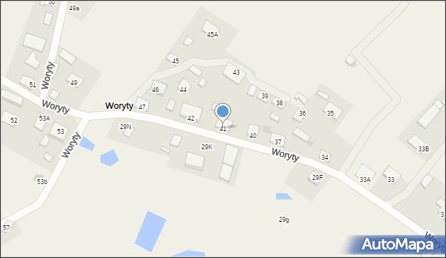 Woryty, Woryty, 41, mapa Woryty