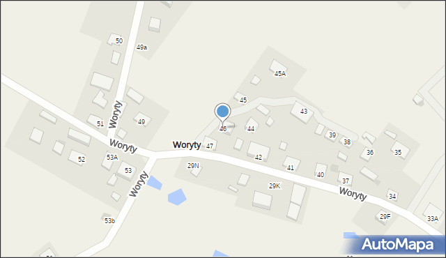 Woryty, Woryty, 46, mapa Woryty