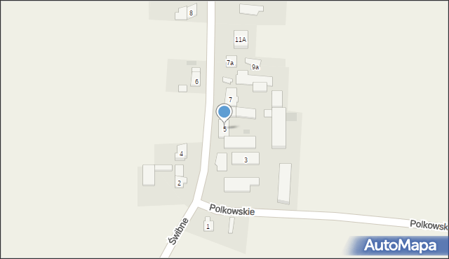 Woskowice Górne, Woskowice Górne, 5, mapa Woskowice Górne