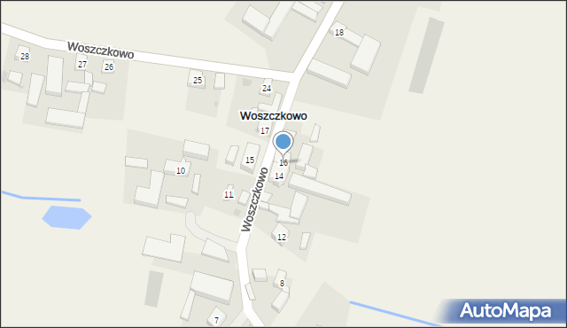 Woszczkowo, Woszczkowo, 16, mapa Woszczkowo