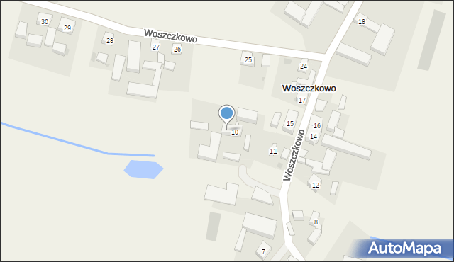 Woszczkowo, Woszczkowo, 9, mapa Woszczkowo