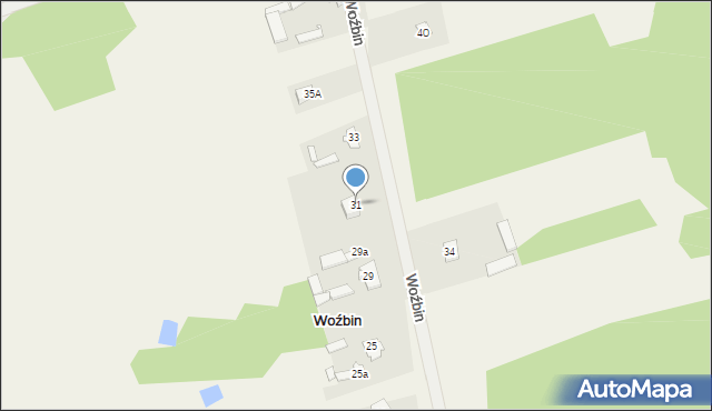 Woźbin, Woźbin, 31, mapa Woźbin