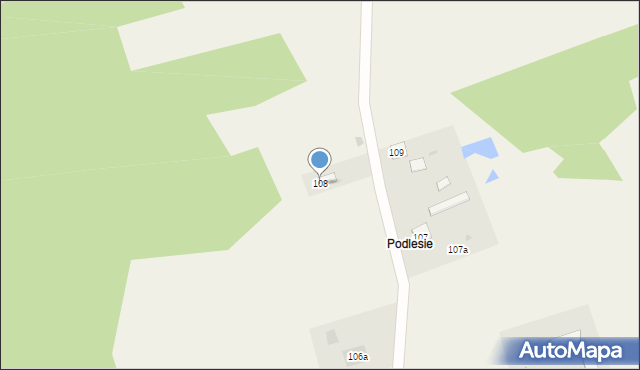 Woźnawieś, Woźnawieś, 108, mapa Woźnawieś