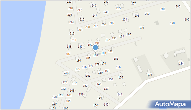 Woźnawieś, Woźnawieś, 184, mapa Woźnawieś
