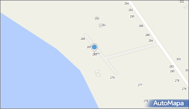 Woźnawieś, Woźnawieś, 285, mapa Woźnawieś