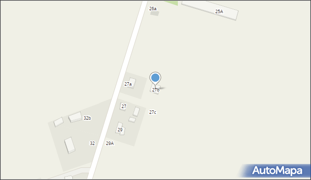 Woźniaków, Woźniaków, 27b, mapa Woźniaków