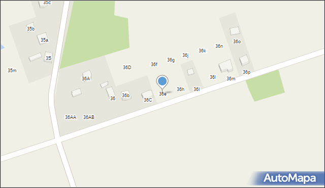 Woźniaków, Woźniaków, 36e, mapa Woźniaków