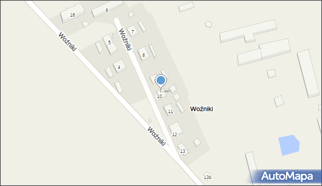 Woźniki, Woźniki, 10/2, mapa Woźniki