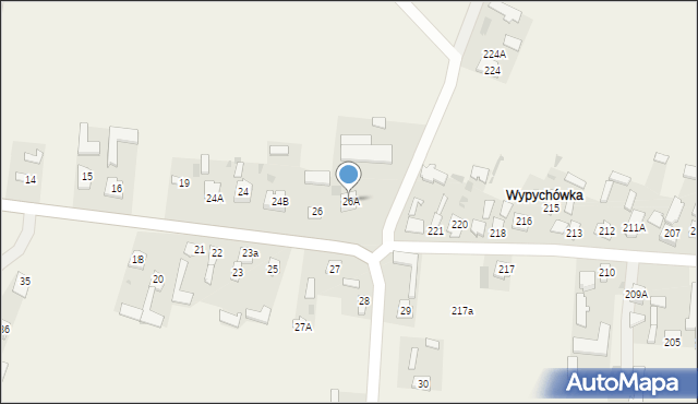 Wożuczyn, Wożuczyn, 26A, mapa Wożuczyn