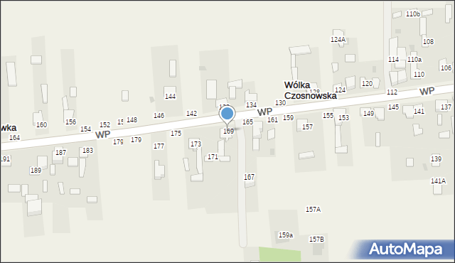 Wrzosówka, Wojska Polskiego, 169, mapa Wrzosówka