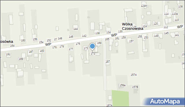 Wrzosówka, Wojska Polskiego, 171, mapa Wrzosówka