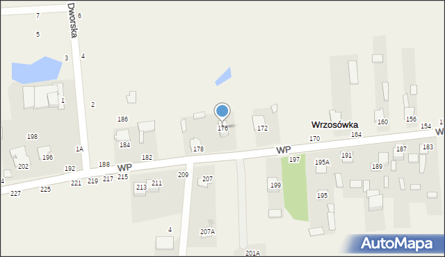 Wrzosówka, Wojska Polskiego, 176, mapa Wrzosówka