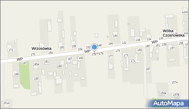 Wrzosówka, Wojska Polskiego, 179A, mapa Wrzosówka