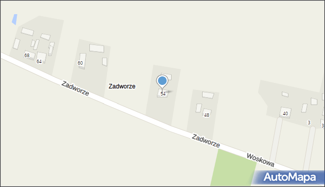 Wygoda, Woskowa, 54, mapa Wygoda