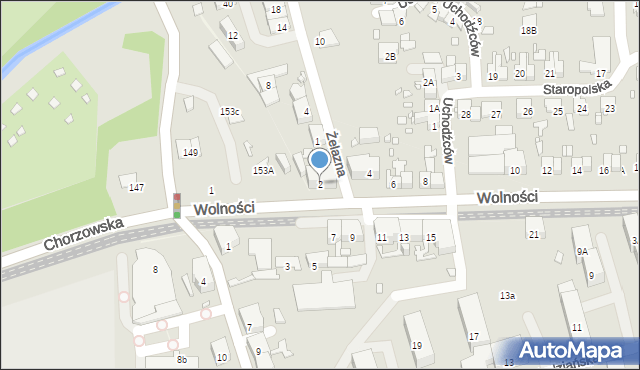 Zabrze, Wolności, 2, mapa Zabrza