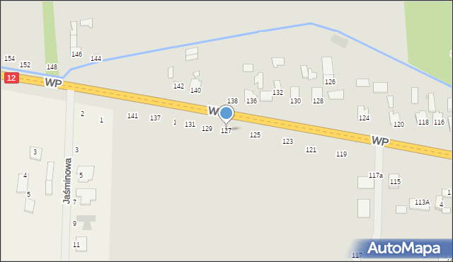 Zwoleń, Wojska Polskiego, 127, mapa Zwoleń