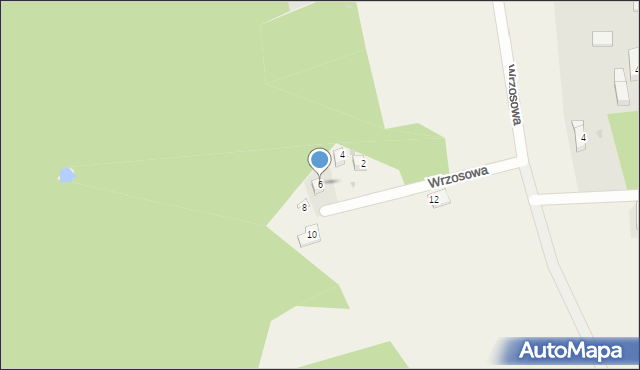 Będkowice, Wrzosowa, 6, mapa Będkowice