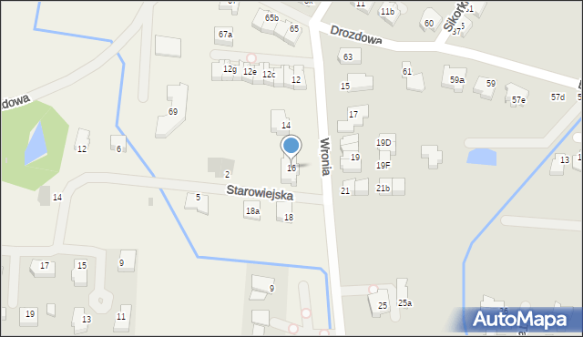 Bezrzecze, Wronia, 16, mapa Bezrzecze