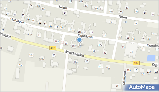 Bralin, Wrocławska, 18, mapa Bralin