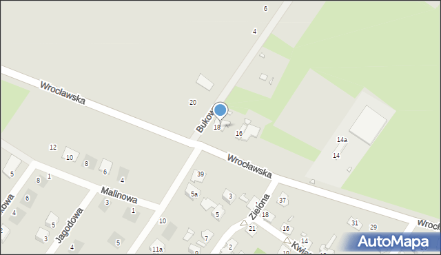 Brzeg, Wrocławska, 18a, mapa Brzeg