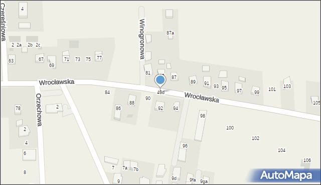 Brzezia Łąka, Wrocławska, 49d, mapa Brzezia Łąka