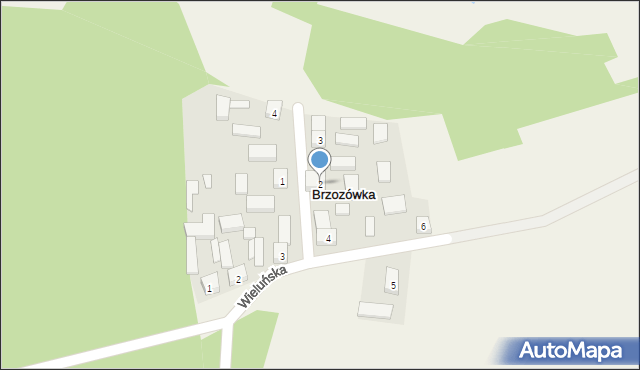 Brzozówka, Wrzosowa, 2, mapa Brzozówka