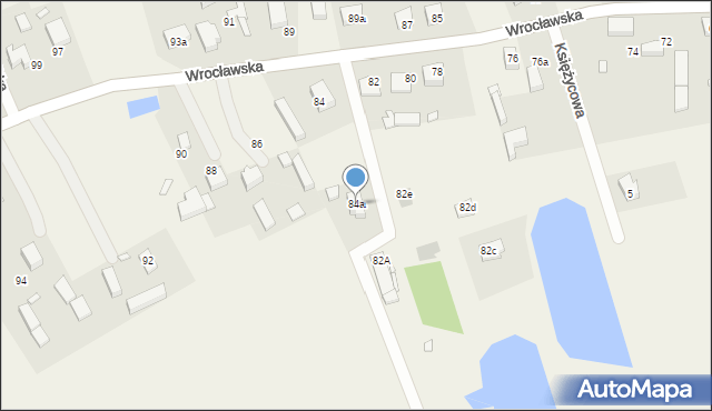 Bukowice, Wrocławska, 84a, mapa Bukowice