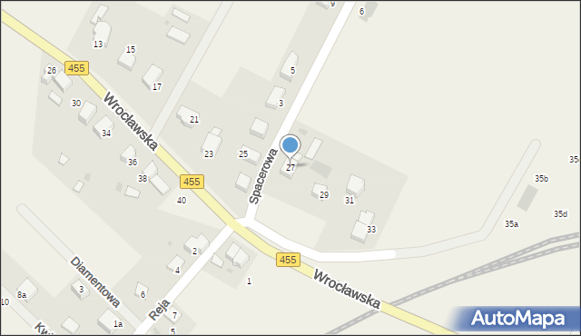 Czernica, Wrocławska, 27, mapa Czernica