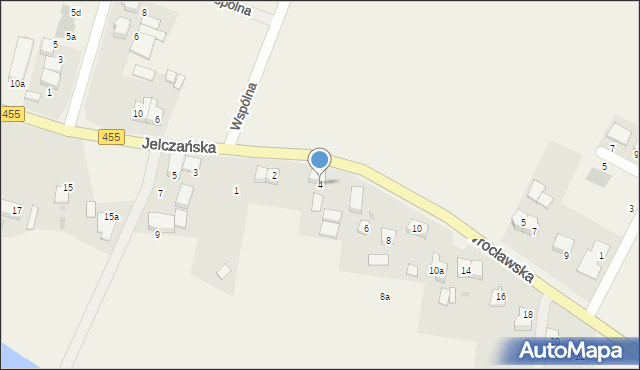 Czernica, Wrocławska, 4, mapa Czernica