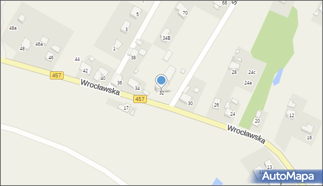 Dobrzeń Wielki, Wrocławska, 32, mapa Dobrzeń Wielki