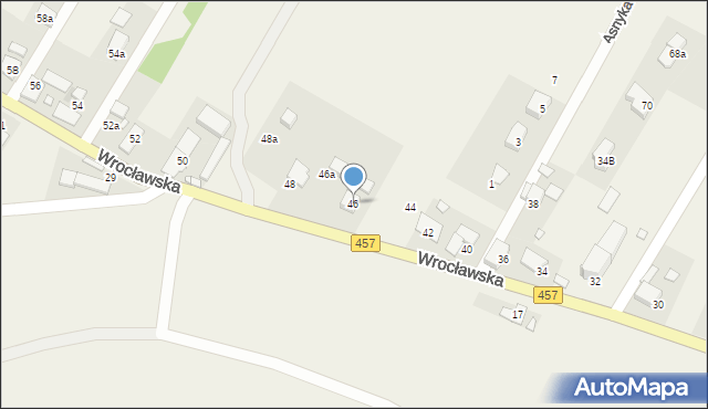 Dobrzeń Wielki, Wrocławska, 46, mapa Dobrzeń Wielki