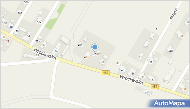 Dobrzeń Wielki, Wrocławska, 46a, mapa Dobrzeń Wielki