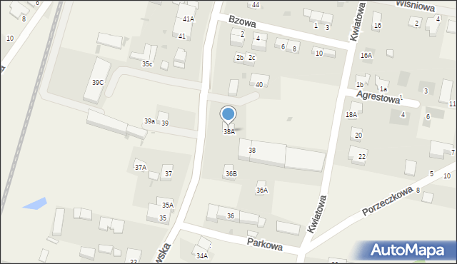 Domasław, Wrocławska, 38A, mapa Domasław