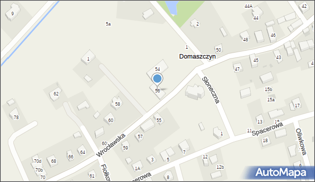 Domaszczyn, Wrocławska, 56, mapa Domaszczyn