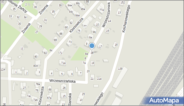 Gdańsk, Wrzeszczańska, 18, mapa Gdańska