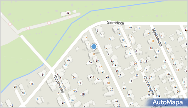 Gdynia, Wrocławska, 8, mapa Gdyni